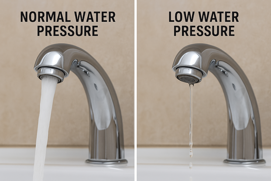 🚿 Low water pressure isn’t just annoying—it’s a warning sign.