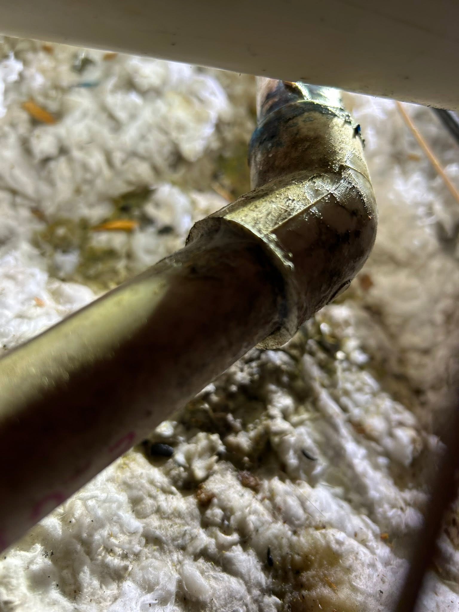 Broken A/C Condensate Drain Line Repair