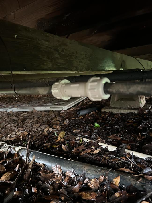 Galvanized Water Pipe Leak