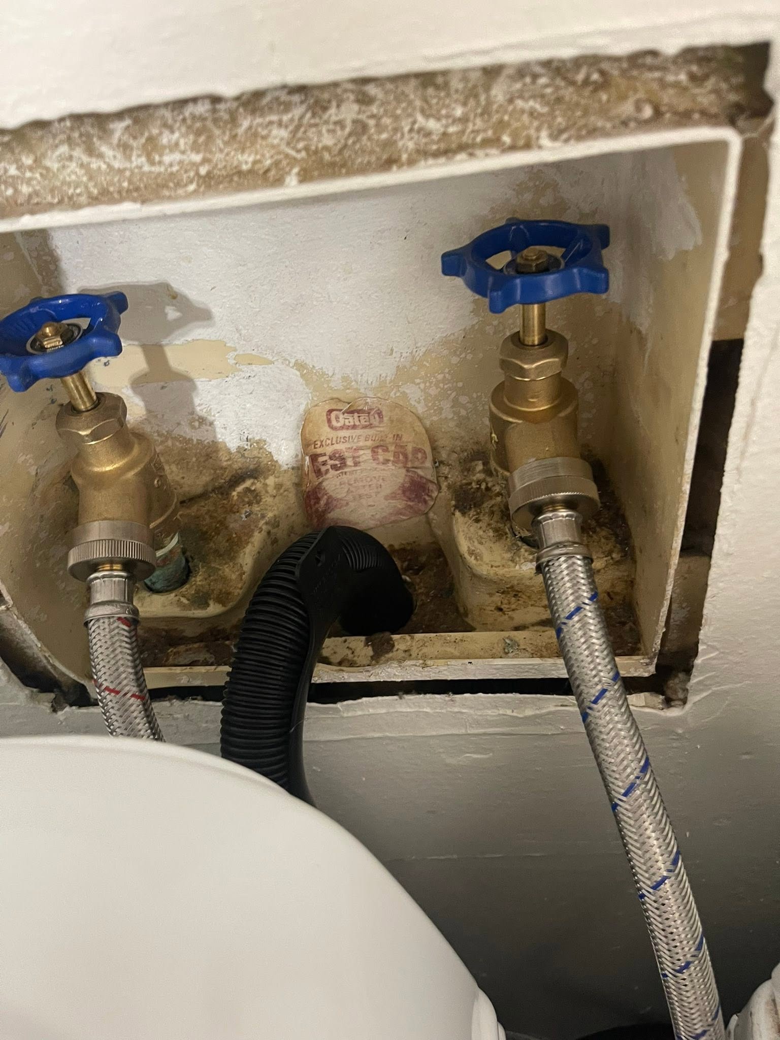 Replacing Rubber Washer Hoses to Braided Stainless Steel Washer Hoses