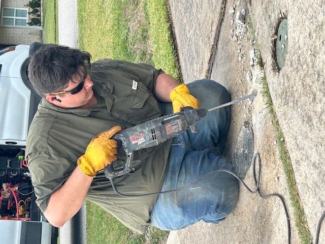 Water Leak Under Driveway in Broussard, La