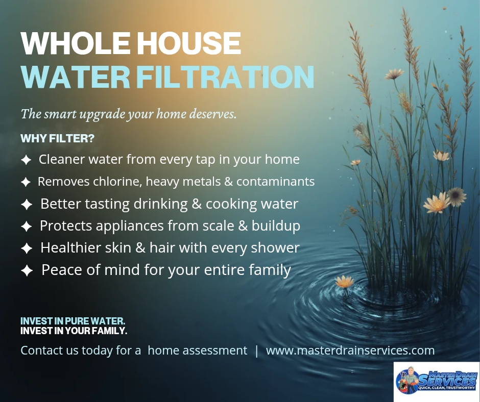 We can help you choose a new water filtration system.
