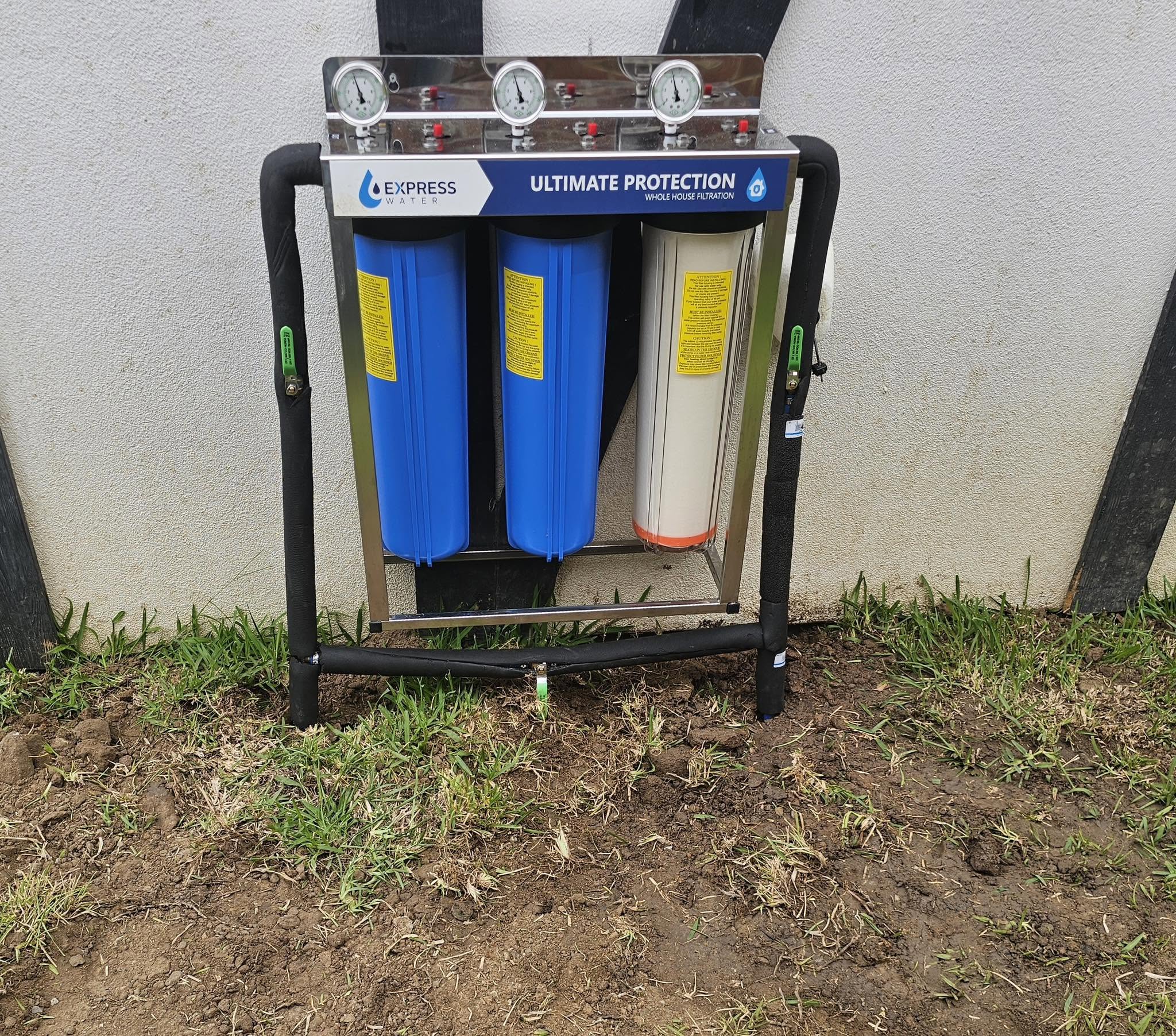Whole-House Water Filtration System Install